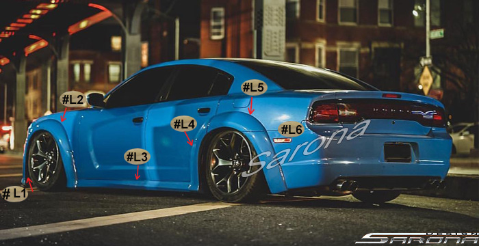 Custom Dodge Charger  Sedan Body Kit (2011 - 2014) - $2490.00 (Part #DG-028-KT)